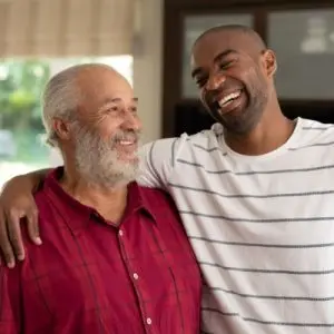 father living with son