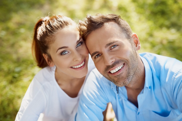 A couple draws closer together thanks to marriage counseling at Armstrong Family Counseling