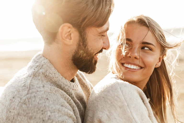 A couple grows closer through marriage counseling at Armstrong Family Counseling
