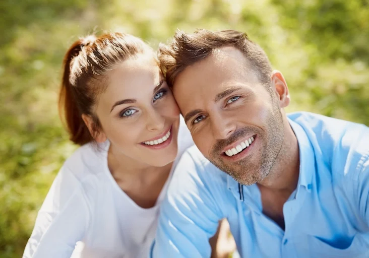 A couple draws closer together thanks to marriage counseling at Armstrong Family Counseling