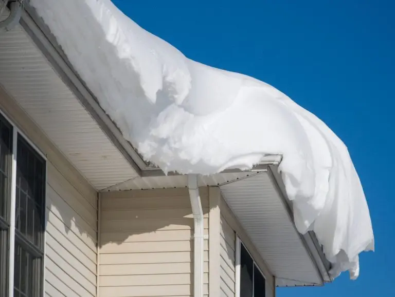 roof with a lot of snow in Wayzata, MN