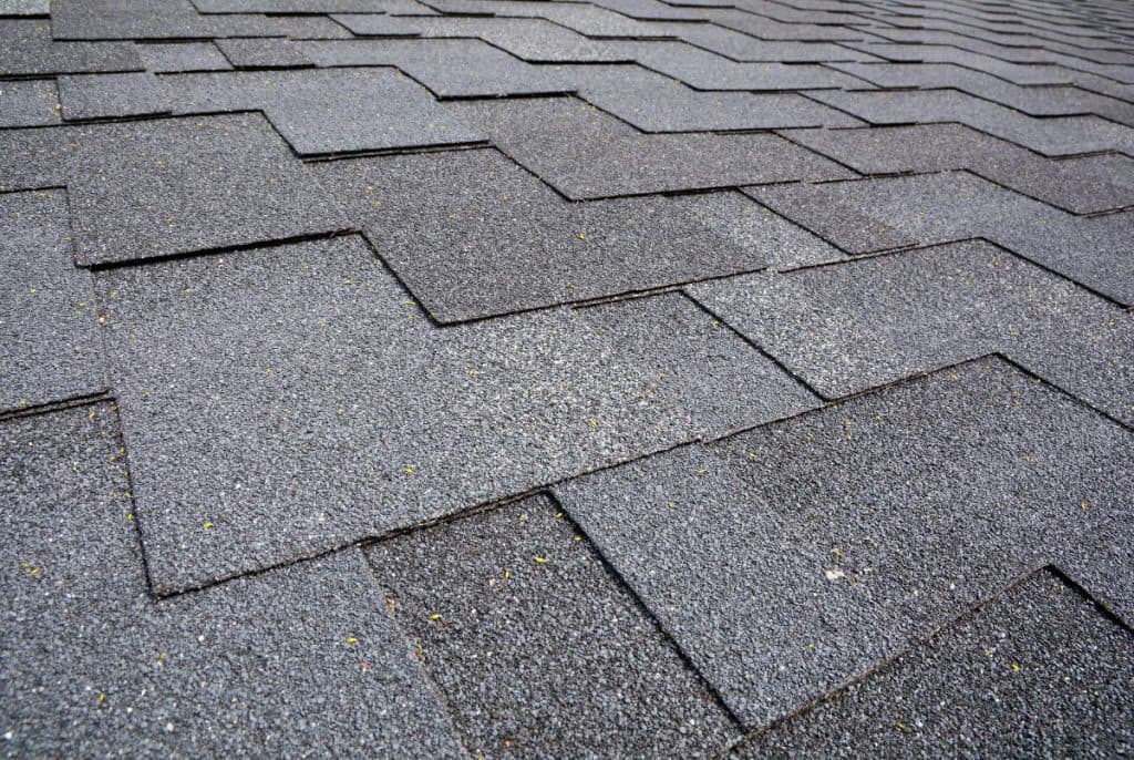 Close up view of Asphalt Roofing Shingles, Wayzata, MN