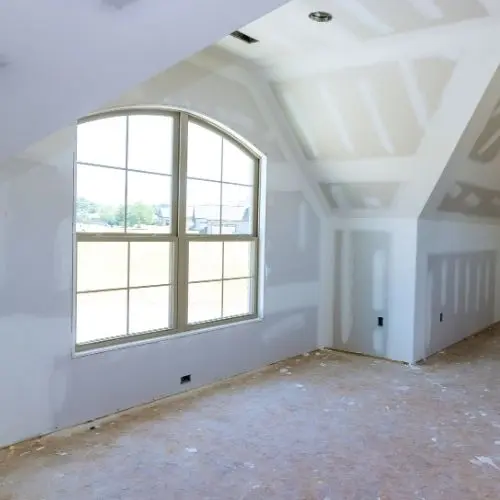 Interior Glass After Drywall, Paint, and Millwork