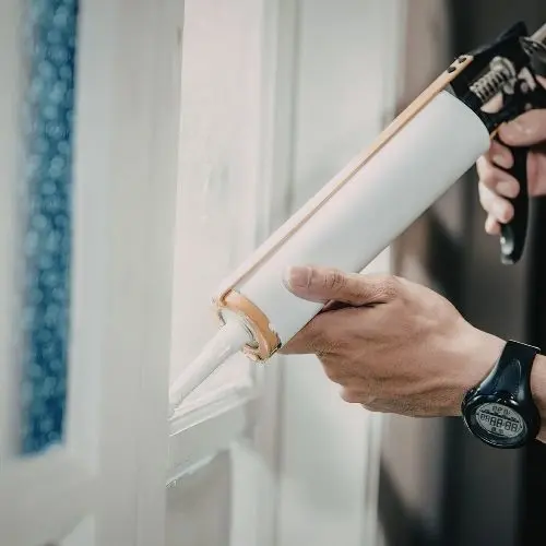 window with Sealant