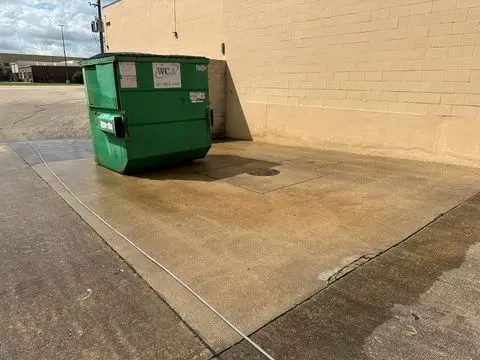 dumpster sidewalk