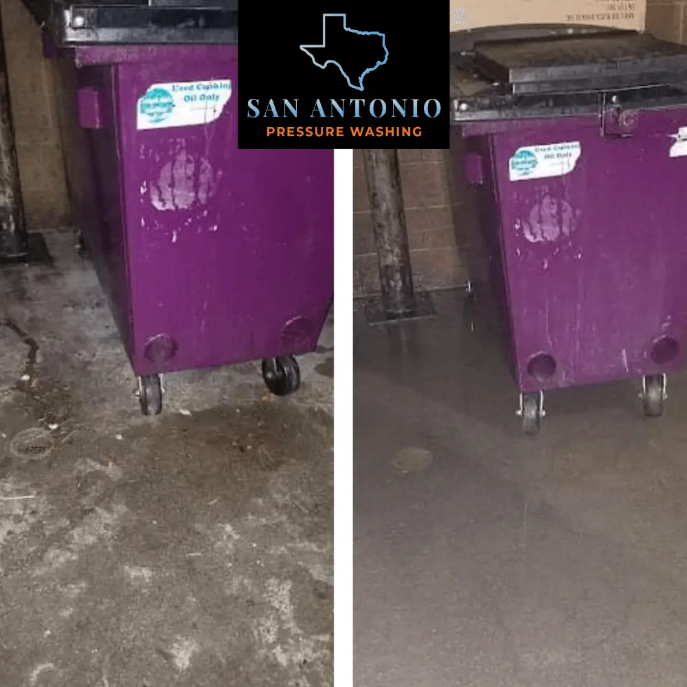 Dumpster Pad Cleaning San Antonio