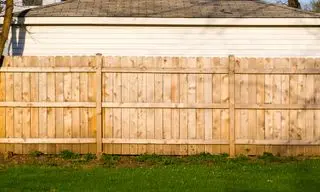 Wooden fences