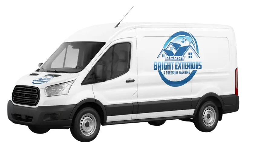 Berry Bright Exteriors and Power Washing Truck