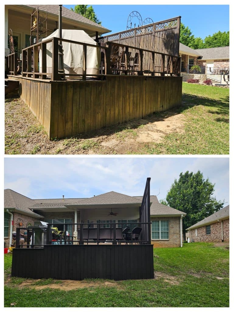 deck fence staining Tyler TX