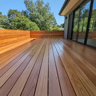 Cedar Wood Deck