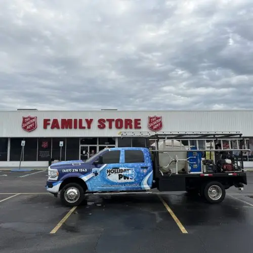 Parking Lot and Garage Cleaning project in Longwood FL