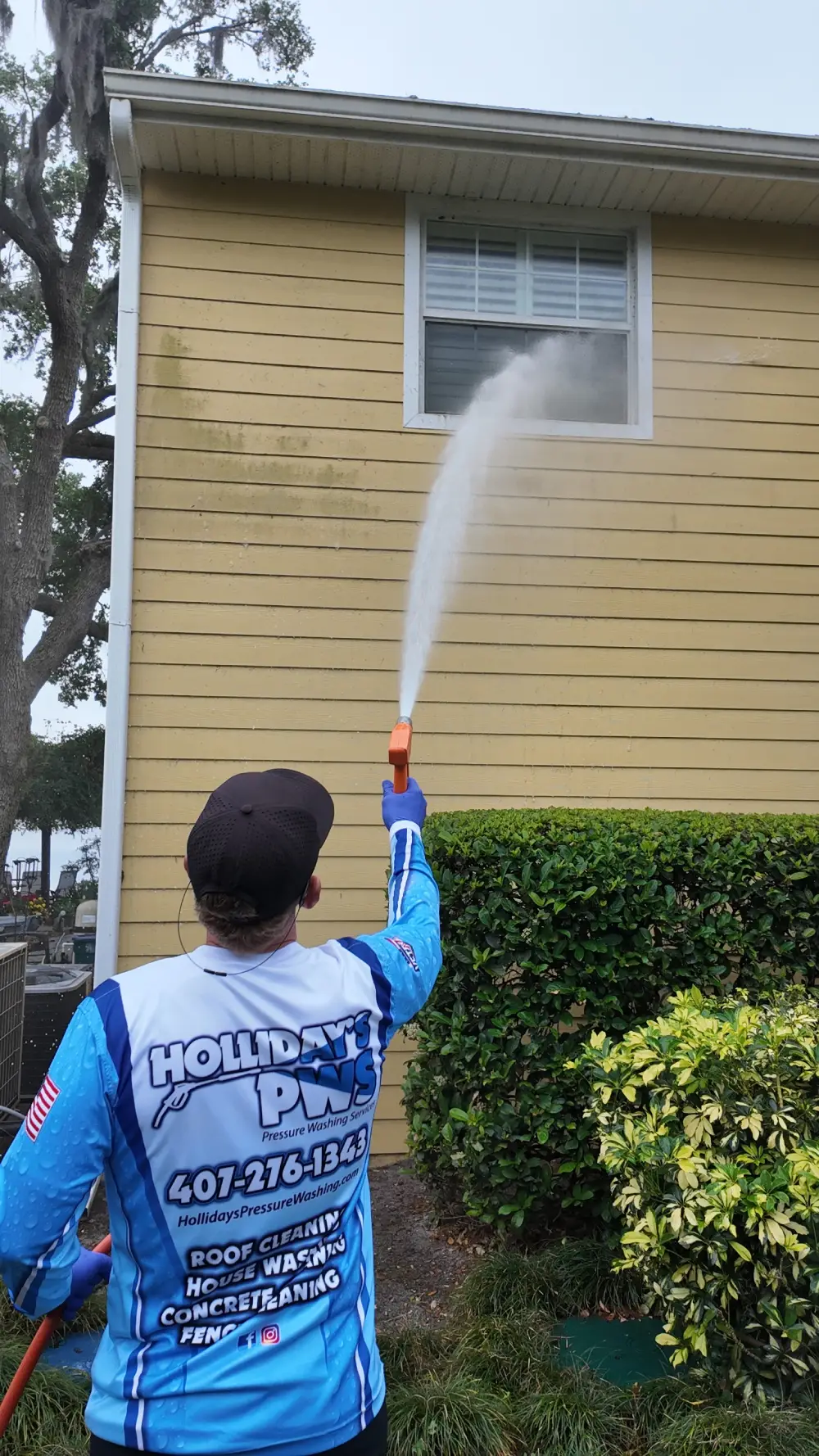 House Washing project in Longwood FL