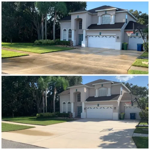 Concrete Cleaning results in Longwood FL
