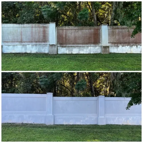 Fence Cleaning project in Longwood FL