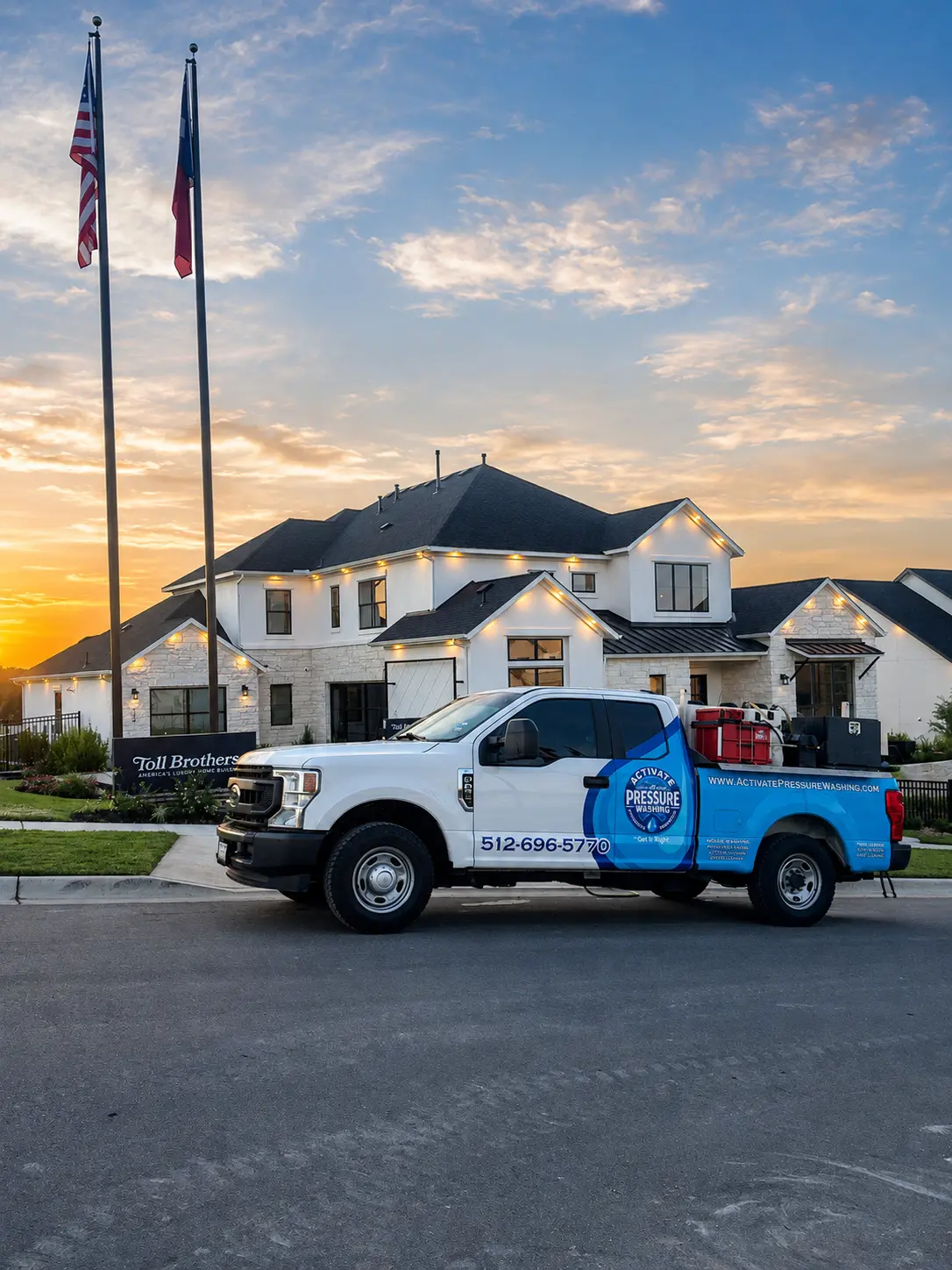 Christmas Light Installtion Result in Austin