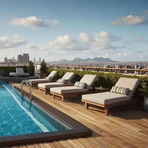 Apartment Complex Pool Deck