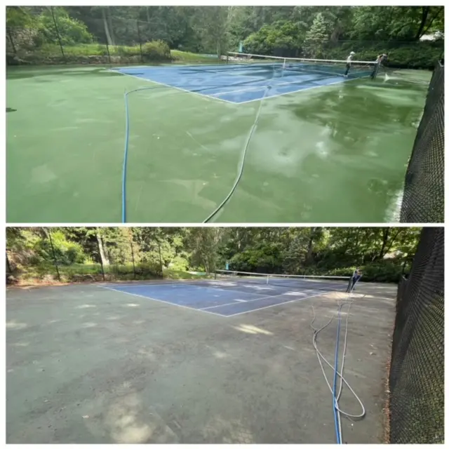 tennis court cleaning fairfield