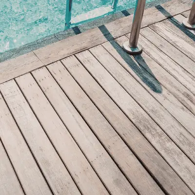 Pool Deck Cleaning