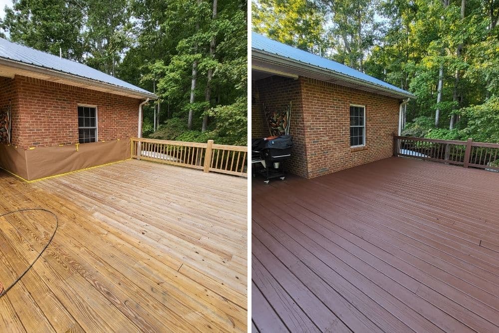 Deck staining Columbia TN