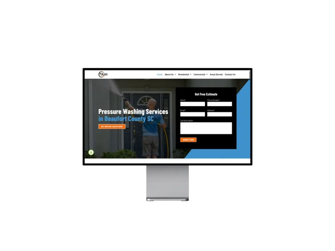 Blast Off Pressure Washing Website