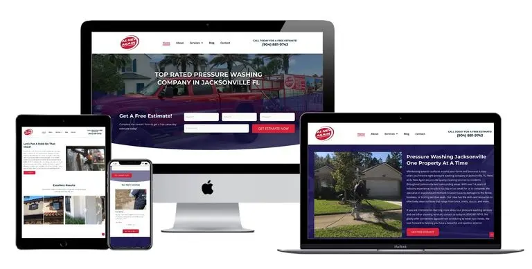 As New Again Pressure Washing Website