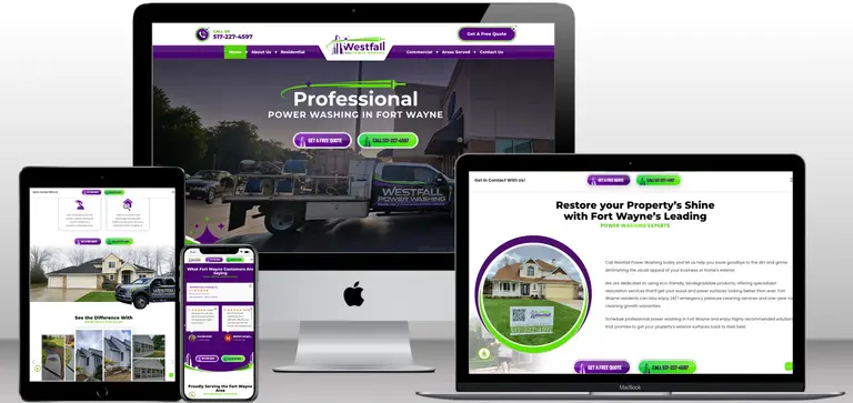 Westfall Power Washing Website