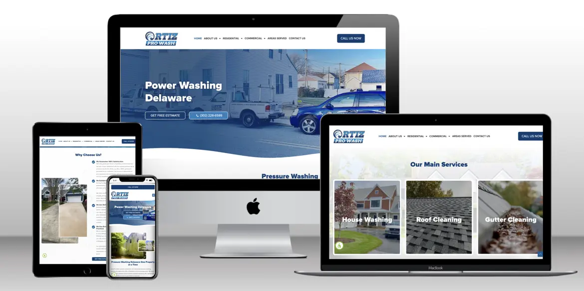 Ortiz Pro Wash Website