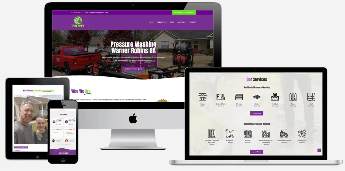 Propel Pressure Cleaning Website