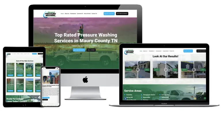 15cent Pressure Washing Website