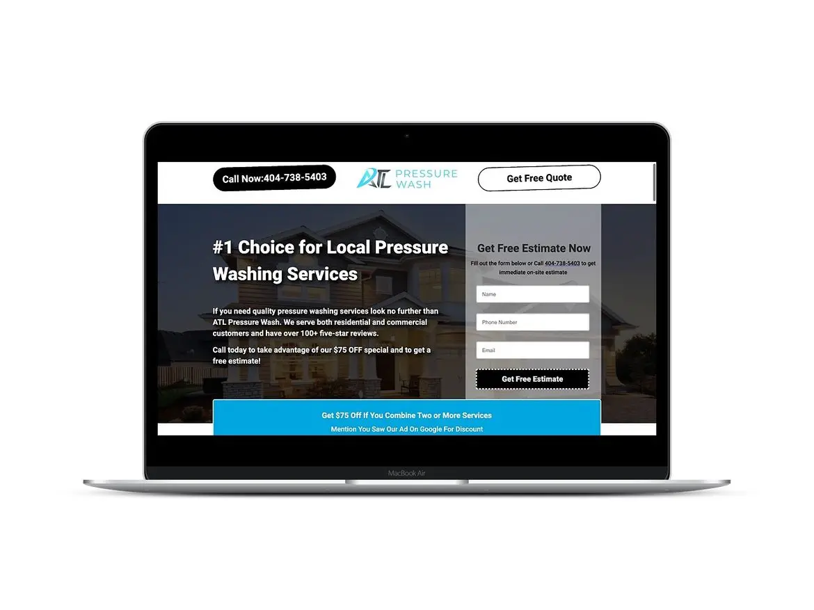 ATL Pressure Wash Mockup