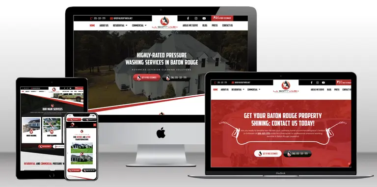 LA Softwash Website