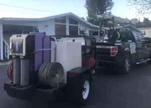 Water Reclaim Pressure Washer trailer