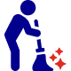 Cleaning, Sanding, & Sealing Icon