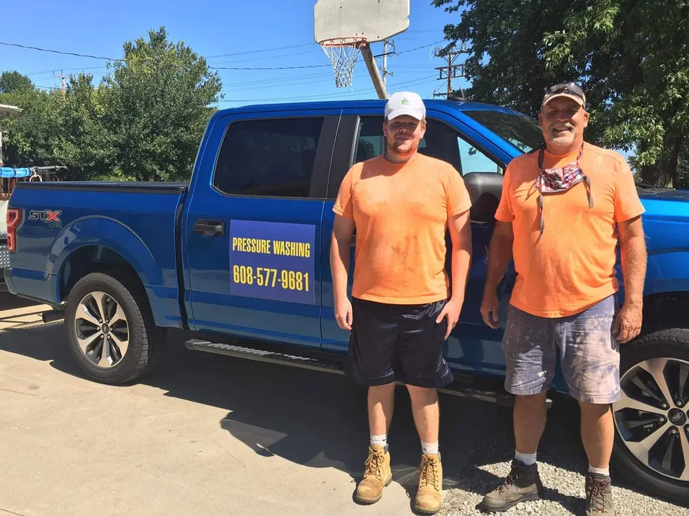 Jet Wash Exterior Cleaning Team