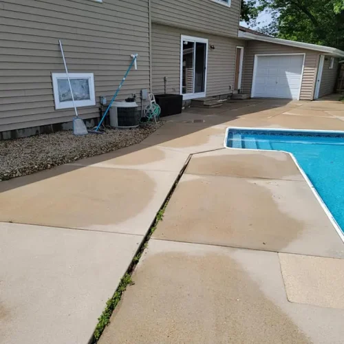 Deck and Patio Cleaning results in Madison WI