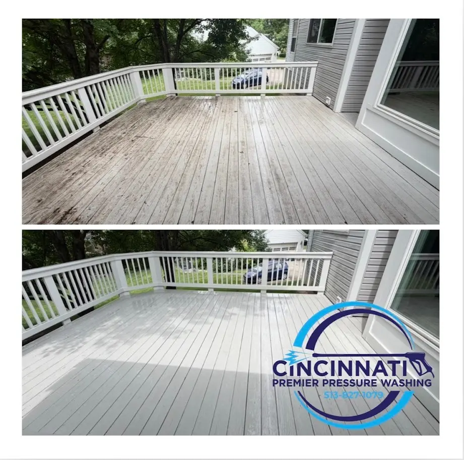 Deck Cleaning job in Mason OH