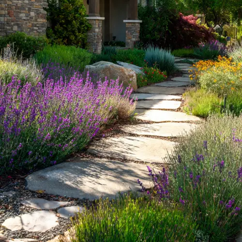 Landscaping, Ponds, and Vegetable Gardens Near the Home
