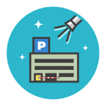 Parking Wash Icon