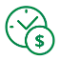 Save Time Money Icon