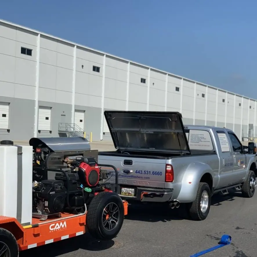 Industrial power washing Baltimore MD