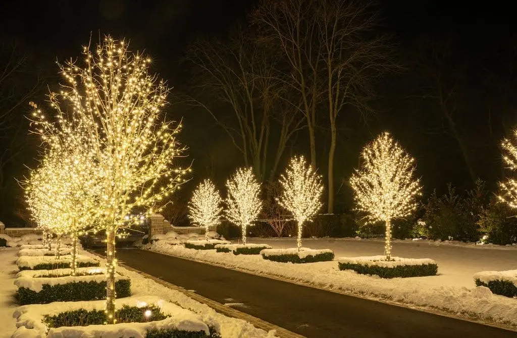 Christmas Light Installation project in Cleveland OH