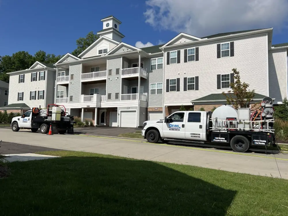Apartment Complex Pressure Washing Cleveland OH