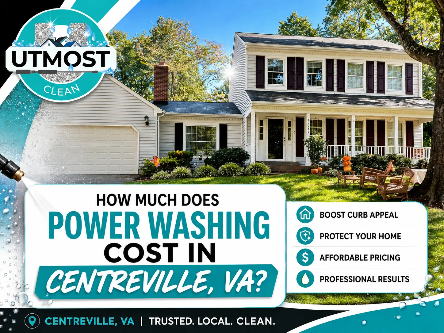 Power Washing Cost in Centreville VA