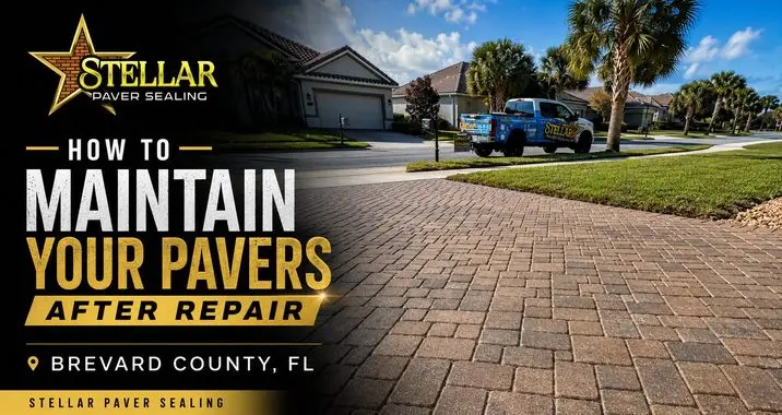 Paver Sealing in Brevard County FL