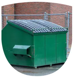 Dumpster pads and loading dock areas
