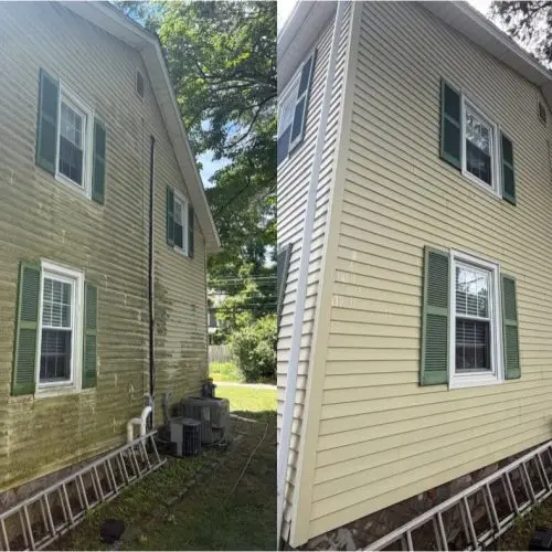 Exterior Power Washing Job in Stamford, CT