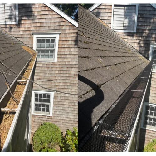 Gutter Cleaning job in Stamford CT