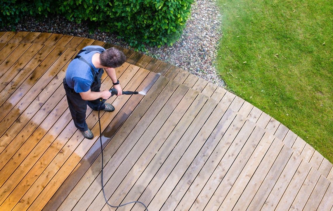 Deck Pressure Washing Service