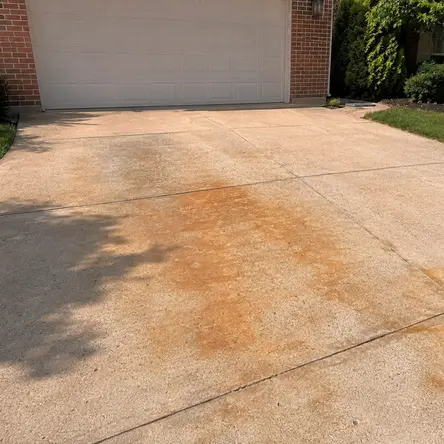 Driveway Rust Stain