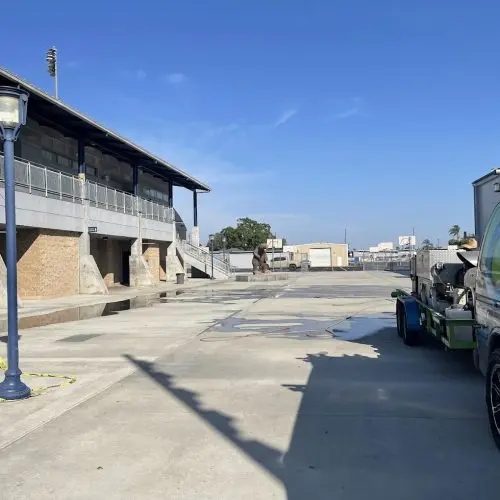 Concrete cleaning